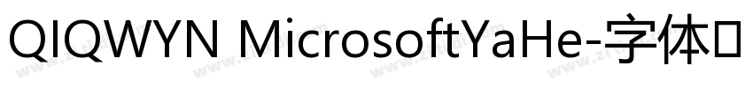 QIQWYN MicrosoftYaHe字体转换
